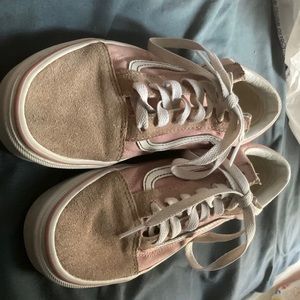 Vans Old Skool Chalk Pink Skate Shoes